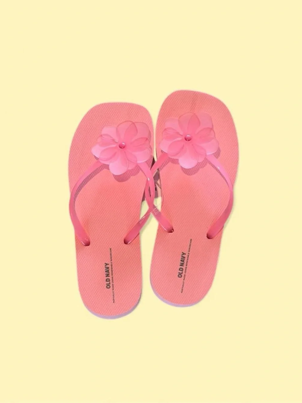 Old Navy Girls Platform Pink Floral Sandals- NWT